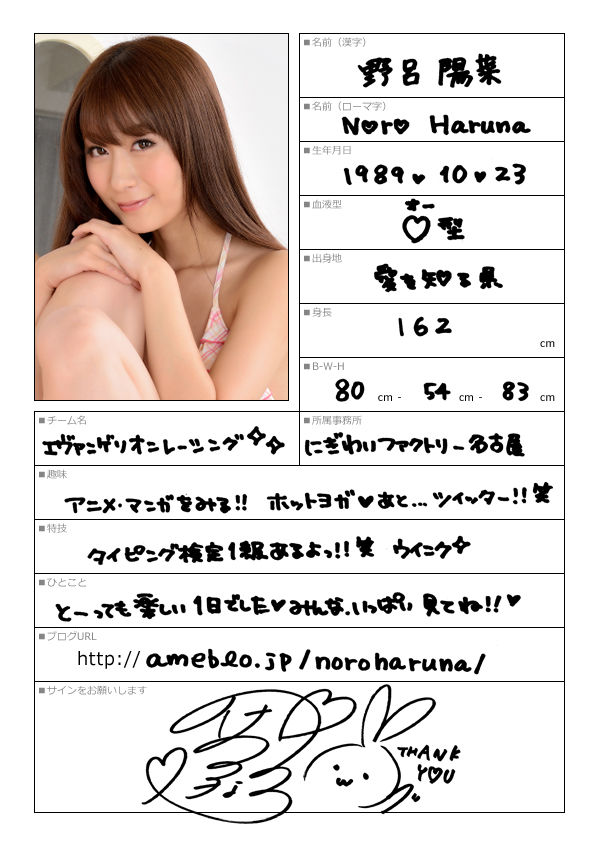 野呂陽菜