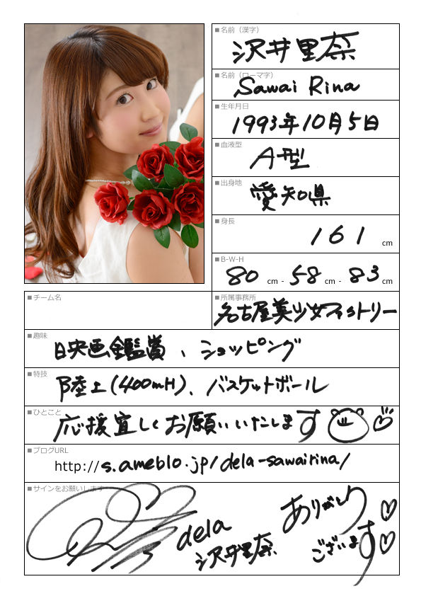 沢井里奈