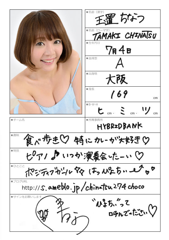 玉置ちなつ